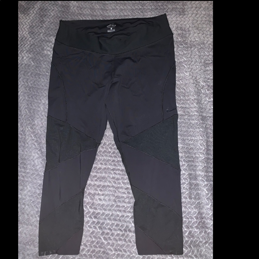Black Mesh Nike tights